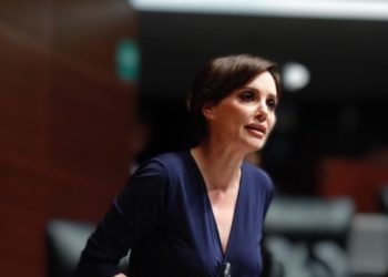Separan a Lilly Téllez de la bancada del Senado