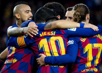 Barcelona se despidió con  goleada