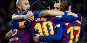 Barcelona se despidió con  goleada