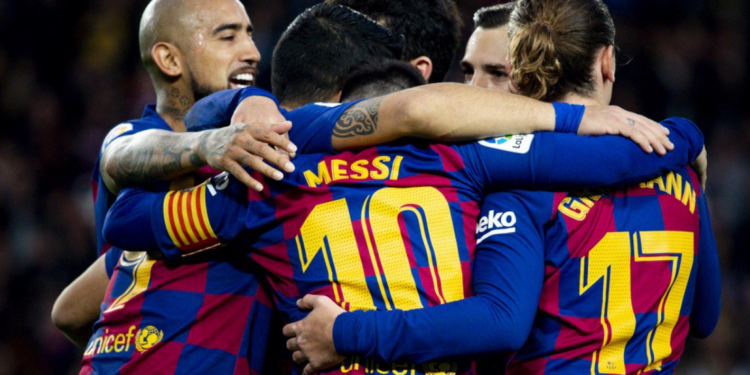 Barcelona se despidió con  goleada