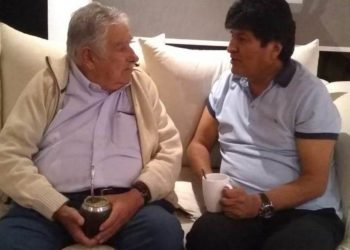 El reencuentro de José Mujica y Evo Morales en CdMx