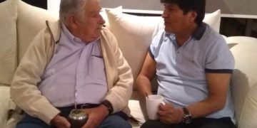 El reencuentro de José Mujica y Evo Morales en CdMx