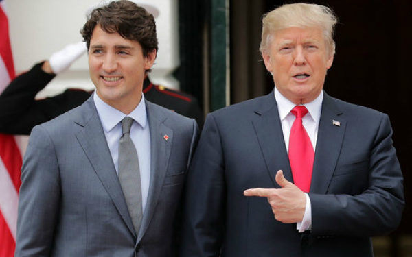 Trudeau admite haber hablado mal de Trump