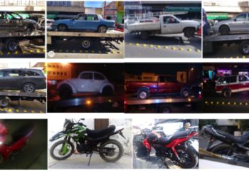 Detienen a 6 hombres por robo de vehículos y recuperan 18 unidades