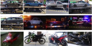 Detienen a 6 hombres por robo de vehículos y recuperan 18 unidades