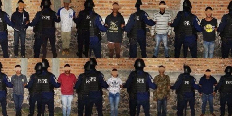 Capturaron en Guanajuato a 35 supuestos sicarios del Cártel Santa Rosa de Lima y Jalisco Nueva Generación