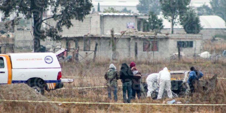 Encuentran cinco cuerpos calcinados en San Lorenzo Almecatla