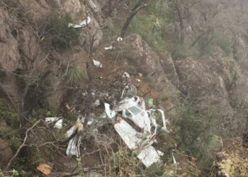 Se desploma aeronave en sierra de La Alameda, Rioverde