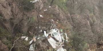 Se desploma aeronave en sierra de La Alameda, Rioverde