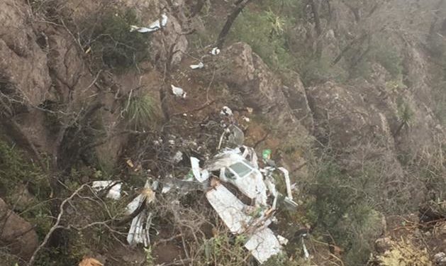 Se desploma aeronave en sierra de La Alameda, Rioverde