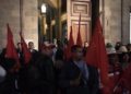 Manifestantes bloquean accesos a Palacio Nacional