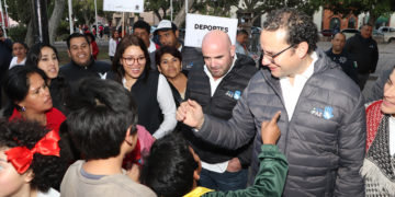 El alcalde Xavier Nava se reunió con comuneros de San Juan de Guadalupe desde el pasado Miércoles