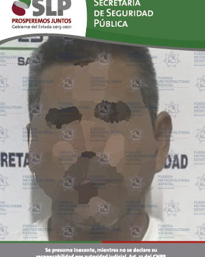 Aseguran a hombre por delito de portación de arma y cartuchos