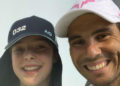 Rafael Nadal convive con niña recogepelotas tras pelotazo