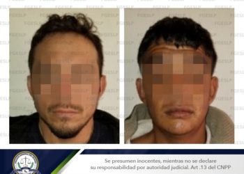 Por probable robo domiciliario detienen a dos hombres en Matehuala