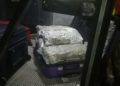 Encuentran en maletas 81 kilos de marihuana