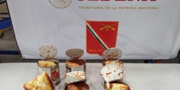 Decomisan cristal, que venía enlatado