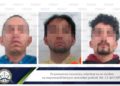 Detienen a tres hombres por posesión de drogas y de vehículo robado