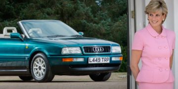 El Audi 80 Cabriolet de ‘Lady Di’ sale a subasta