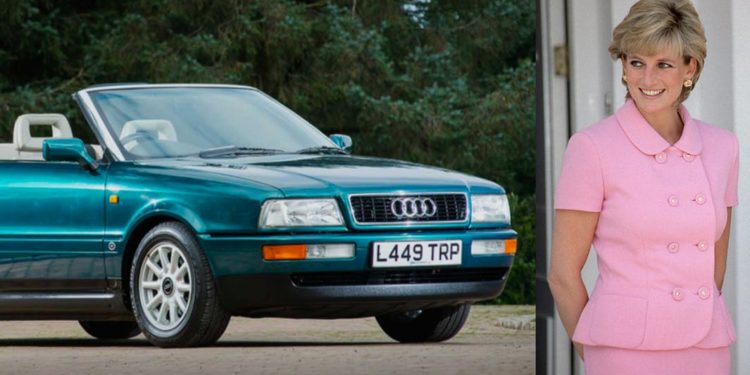 El Audi 80 Cabriolet de ‘Lady Di’ sale a subasta