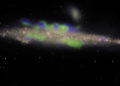 Por primera vez graban un campo magnético alrededor de una galaxia espiral