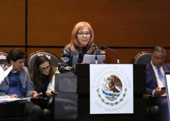 Primer informe ante Congreso de Rosario Piedra, presidenta de CNDH