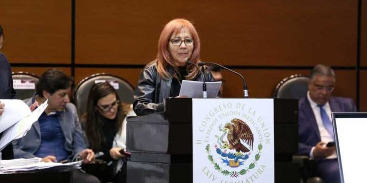 Primer informe ante Congreso de Rosario Piedra, presidenta de CNDH