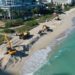 Vierten toneladas de arena en Miami tras erosiones por cambio climático