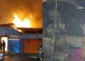 Se incendia el Mercado de Flores en Xochimilco