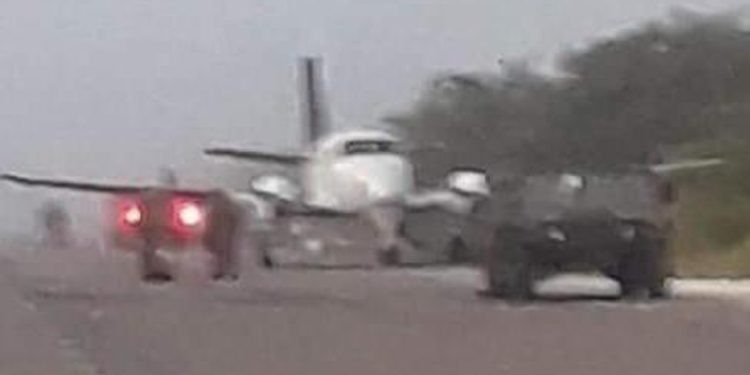 En Quintana Roo, aterriza avioneta con droga y se enfrentan al Ejército y Guardia Nacional