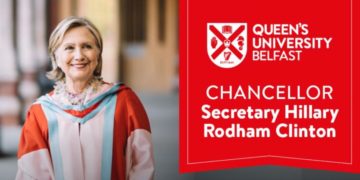 Hillary Clinton, rectora de la universidad Queen’s