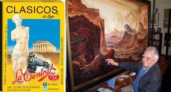 Muere el pintor Jorge Cázares, autor de los paisajes en las cajas de cerillos