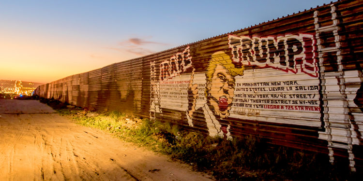 Tribunal autoriza construir el muro: Trump