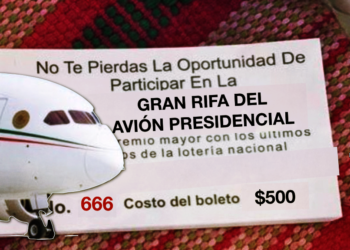 Avión presidencial, el premio mayor de la Lotería Nacional