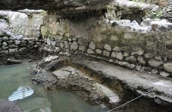 Descubren restos de un temazcal prehispánico en inmediaciones de la Merced