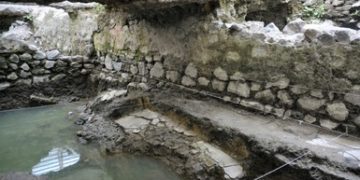 Descubren restos de un temazcal prehispánico en inmediaciones de la Merced