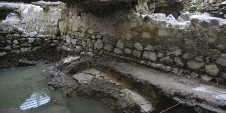 Hallazgo de restos de un temazcal prehispánico en La Merced