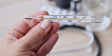 La temperatura corporal ha bajado 0,32 °C