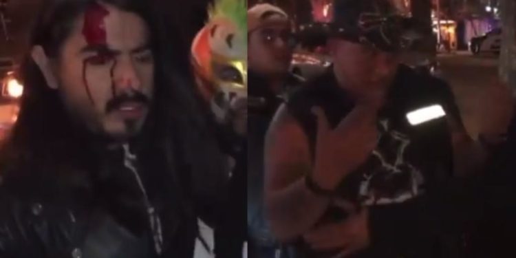 Puñetazo de Carlos Trejo a youtuber que intentó darle un pastelazo