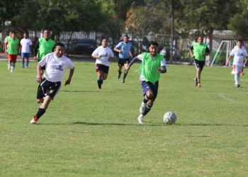Seguridad pública y Protección civil municipal se disputan en partido de fútbol