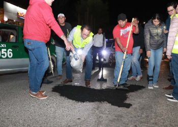 Taxistas y ciudadanos se suman al “bachetón”