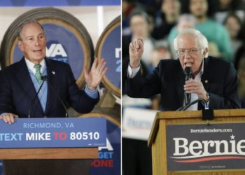 Bloomberg empata a Sanders como favorito para la nominación presidencial demócrata