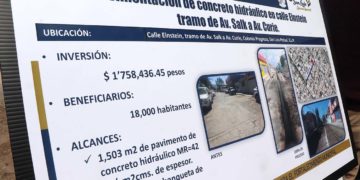 Mejora Ayuntamiento drenaje y pavimentación en el sur de la ciudad