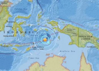 Se registra sismo de 6,2 en Indonesia