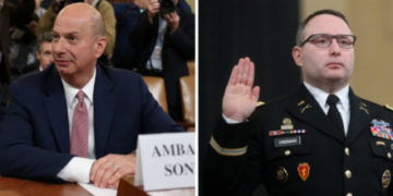 Trump despide a dos altos cargos del Gobierno que testificaron en su contra