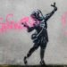 Pintan sobre Banksy