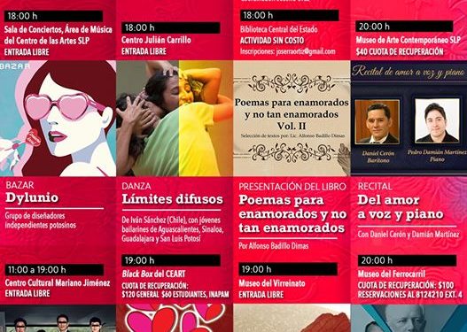 ¿Qué hacer este viernes 14 de febrero en San Luis Potosí?