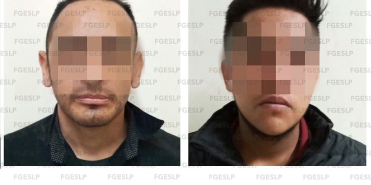 Detienen a dos hombres por robo con violencia en la colonia Potosí Rioverde