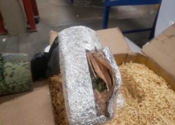 Personal militar aseguró 12 kilos de marihuana en Aeropuerto Potosino