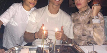 Georgina Rodríguez festeja a Cristiano Ronaldo en cumpleaños